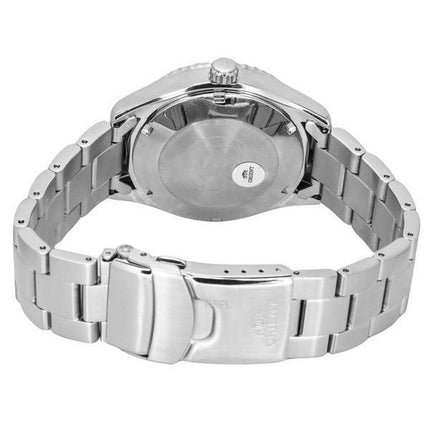 Reloj de buceo automático Orient Sports Mako de acero inoxidable con esfera blanca RA-AC0Q03S10B RA-AC0Q03S30B 200M para hombre