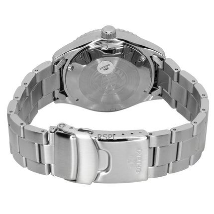 Reloj de buceo automático Orient Mako de acero inoxidable con esfera roja RA-AC0Q09R 200M para hombre