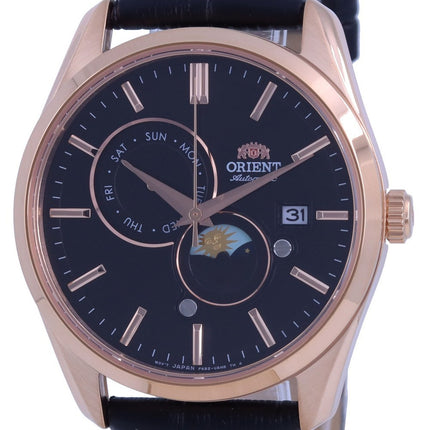 Orient Classic Sun & Moon Gen Negro Dial Automático RA-AK0309B10B Reloj para hombre