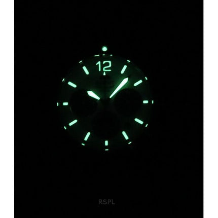 Reloj para hombre Orient Sports Panda cronógrafo de acero inoxidable con esfera blanca Solar Diver',s RA-TX0203S10B 200M