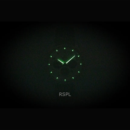 Reloj Orient Contemporary Cronógrafo con correa de piel y esfera blanca de cuarzo RA-TX0306S para hombre