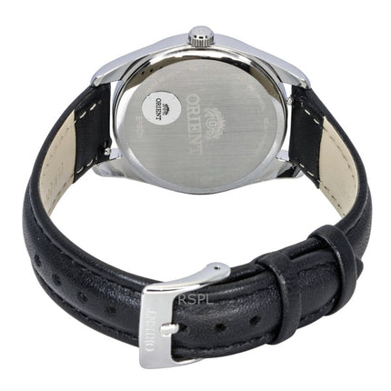 Reloj Orient Stretto Solar RA-WG0605L para mujer con correa de piel y esfera azul