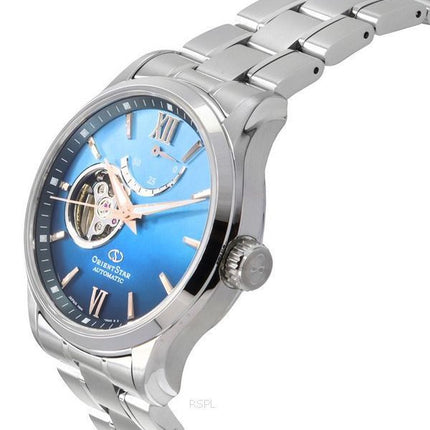 Reloj para hombre Orient Star Contemporary Edición limitada con corazón abierto y esfera azul automático RE-AT0017L00B 100M con