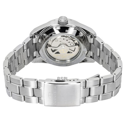 Reloj Orient Star Contemporary para hombre, automático, de acero inoxidable, esfera verde, modelo RE-AU0107E, resistente al agua hasta 100 metros.