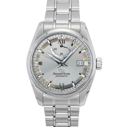 Reloj Orient Star Contemporary de acero inoxidable con esfera gris, automático, RE-AU0110N 100M para hombre