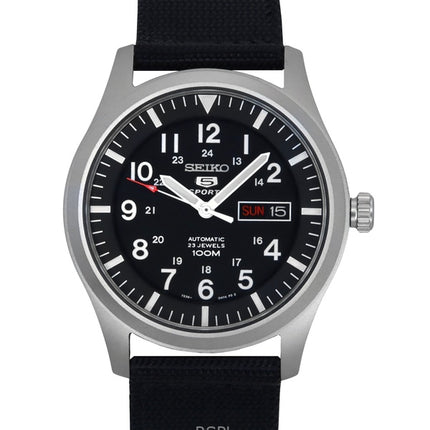 Reloj Seiko 5 Sports automático con esfera negra SNZG15K1 para hombre reacondicionado