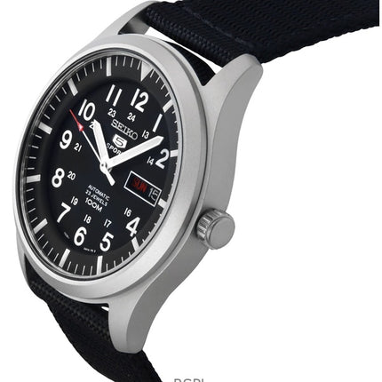 Reloj Seiko 5 Sports automático con esfera negra SNZG15K1 para hombre reacondicionado