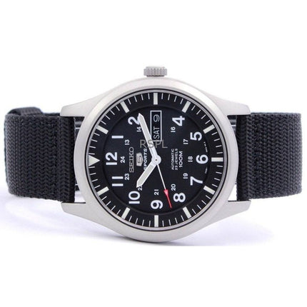 Reloj Seiko 5 Sports automático con esfera negra SNZG15K1 para hombre reacondicionado