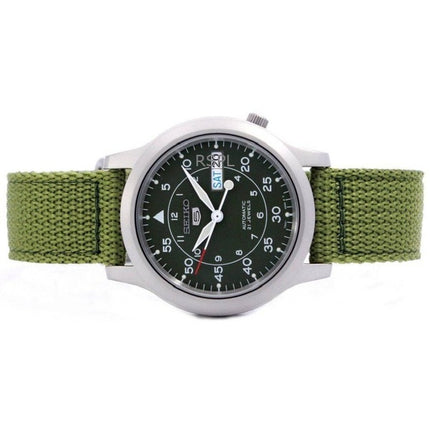 Reloj Seiko 5 automático con esfera verde militar SNK805K2 para hombre reacondicionado