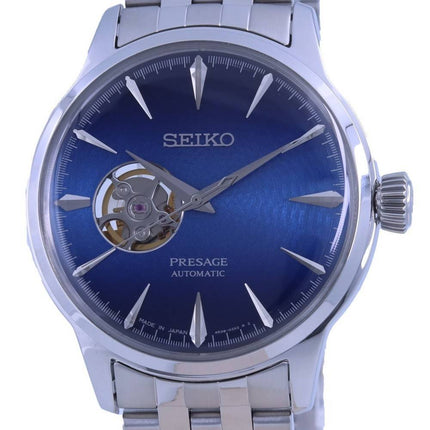 Reloj Seiko Presage Cocktail Time Blue Acapulco Open Heart Automático SSA439J1 para Hombre Reacondicionado