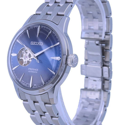 Reloj Seiko Presage Cocktail Time Blue Acapulco Open Heart Automático SSA439J1 para Hombre Reacondicionado