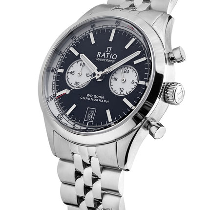 Reloj Ratio Street Racer Chronograph RTC012 200M con esfera Panda Invertida