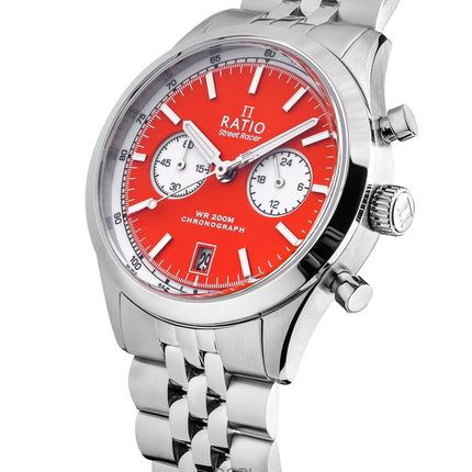 Reloj Ratio Street Racer Chronograph RTC015 200M con esfera Panda Invertida