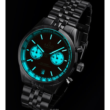 Reloj Ratio Street Racer Chronograph RTC018 200M con esfera Panda Invertida