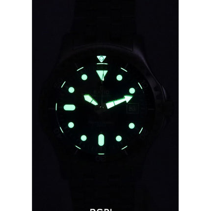 Ratio FreeDiver Professional Zafiro Azul Sunray Dial Cuarzo RTF007 200M Reloj para hombre
