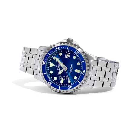 Ratio FreeDiver Professional Zafiro Azul Sunray Dial Cuarzo RTF007 200M Reloj para hombre