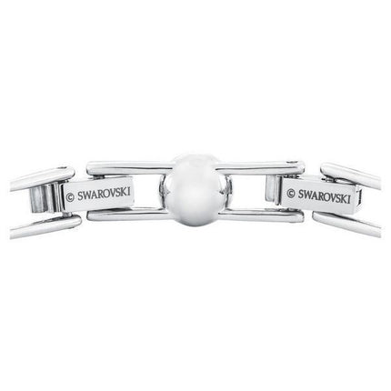 Pulsera de tenis con baño de rodio y cristales transparentes Una Angelic de Swarovski 5071173 para mujer