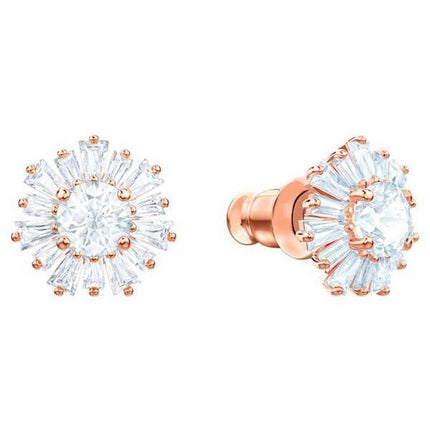 Pendientes Swarovski Idyllia chapados en oro rosa y circonitas 5459597 para mujer