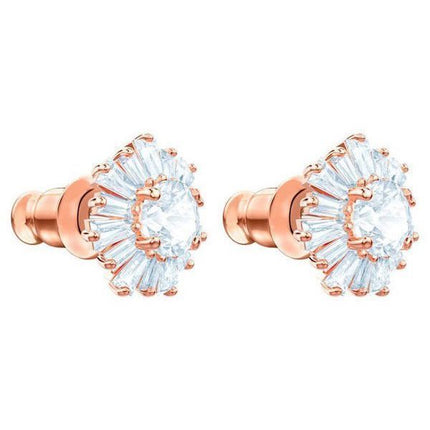 Pendientes Swarovski Idyllia chapados en oro rosa y circonitas 5459597 para mujer