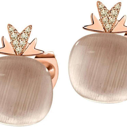 Pendiente para mujer Morellato Gemma de plata esterlina en tono dorado rosa SAKK80