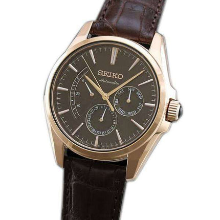 Presagio de Seiko Automatic potencia reserva Japón SARW034 Watch de Men