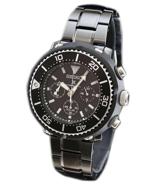Cronógrafo de Seiko Prospex Solar Diver 200M limitada edición SBDL035 Watch de Men