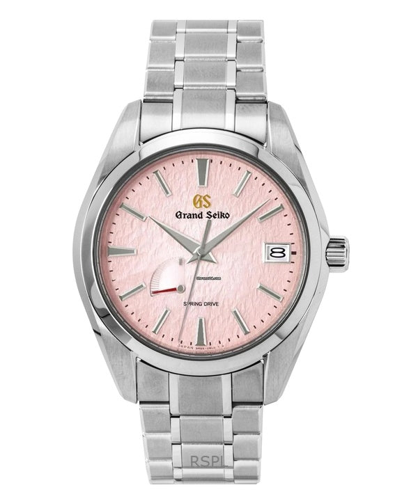 Reloj Grand Seiko Heritage Edición Limitada 20.º Aniversario Titanio Esfera Rosa Automático SBGA497G 100M para Hombre