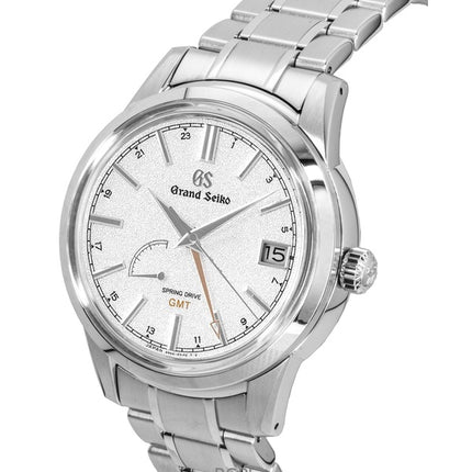 Reloj Grand Seiko Elegance GMT automático de acero inoxidable con esfera plateada SBGE269G 100M para hombre