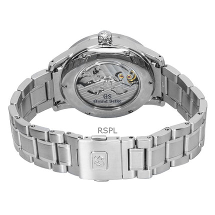 Reloj Grand Seiko Elegance GMT automático de acero inoxidable con esfera plateada SBGE269G 100M para hombre