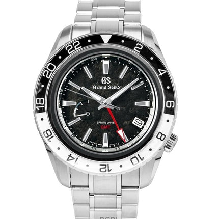 Reloj Grand Seiko Sport GMT automático de acero inoxidable con esfera negra SBGE277G 100M para hombre