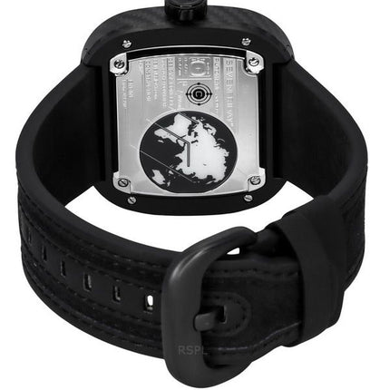Sevenfriday P-Series Jade Carbon Grey And Blue Skeleton Dial Automatisk PS3/01 SF-PS3-01 100M herreur