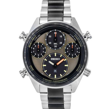 Reloj para hombre Seiko Prospex Speedtimer Edición limitada Cronógrafo Acero inoxidable Esfera marrón Solar SFJ005P1 100M