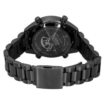 Reloj para hombre Seiko Prospex Speedtimer Edición limitada Cronógrafo Acero inoxidable Esfera negra Solar SFJ007P1 100M