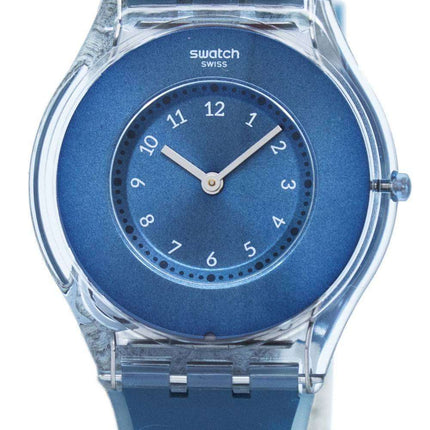 Piel Swatch buceo en cuarzo SFS103 Watch de Women
