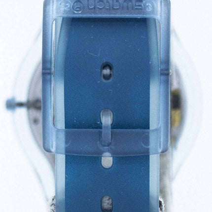Piel Swatch buceo en cuarzo SFS103 Watch de Women