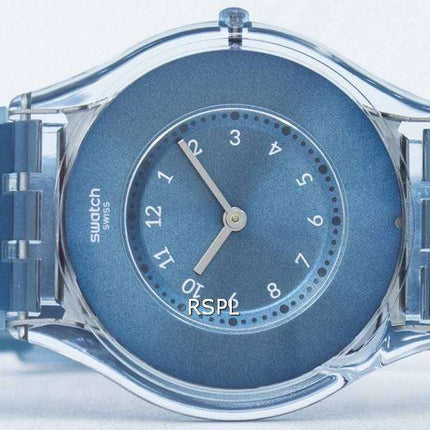 Piel Swatch buceo en cuarzo SFS103 Watch de Women
