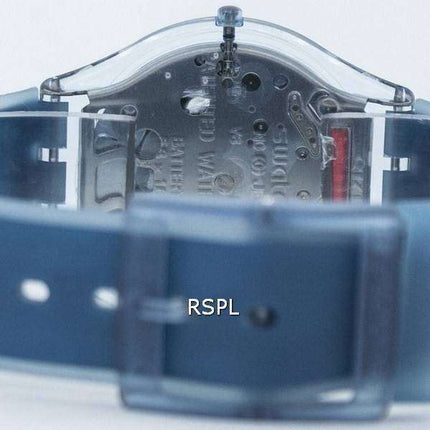 Piel Swatch buceo en cuarzo SFS103 Watch de Women