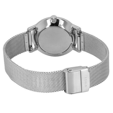 Reloj Skagen Kuppel Lille de acero inoxidable con esfera blanca y cuarzo SKW3100 para mujer