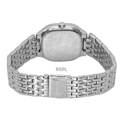 Reloj Skagen Mellem Lille de acero inoxidable con esfera plateada de cuarzo SKW3159 para mujer