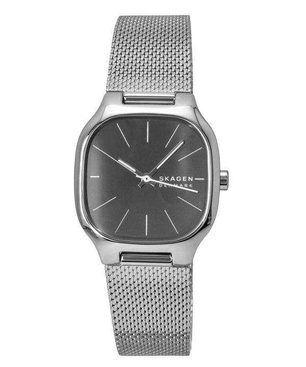 Reloj Skagen Mellem Lille de acero inoxidable con esfera plateada de cuarzo SKW3163 para mujer
