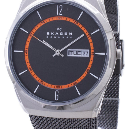 Caja de titanio Skagen Melbye con malla banda SKW6007 reloj de hombre