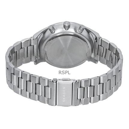 Reloj Skagen Holst Cronógrafo de acero inoxidable con esfera gris con efecto rayos de sol de cuarzo SKW6926 para hombre