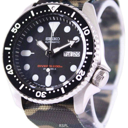 Reloj para hombre Seiko Automatic Diver's 200M Army OTAN SKX007J1-NATO5