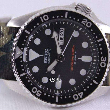 Reloj para hombre Seiko Automatic Diver's 200M Army OTAN SKX007J1-NATO5