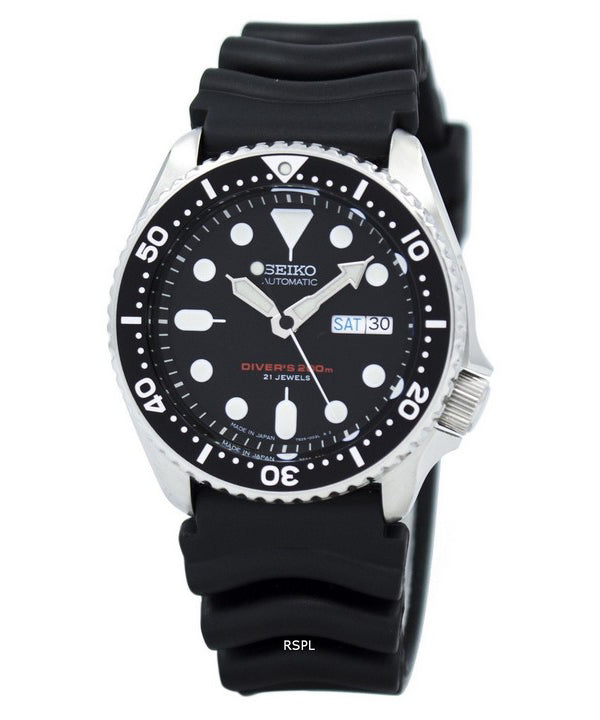 Reloj de buceo automático Seiko SKX007 SKX007J1 SKX007J para hombre, reacondicionado, fabricado en Japón, 200 m