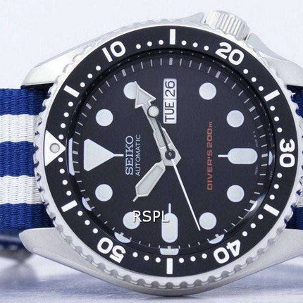 Reloj 200M la OTAN correa SKX007K1 NATO2 hombres de Seiko Automatic Diver