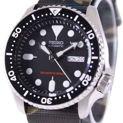 Reloj para hombre Seiko Automatic Diver's 200M Army OTAN SKX007K1-NATO5