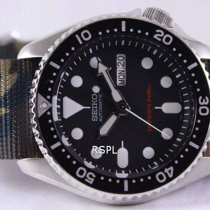 Reloj para hombre Seiko Automatic Diver's 200M Army OTAN SKX007K1-NATO5