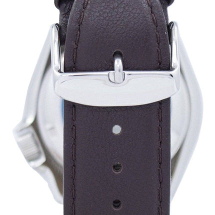 Reloj 200M relación cuero marrón oscuro SKX007K1-LS11 de los hombres de Seiko Automatic Diver