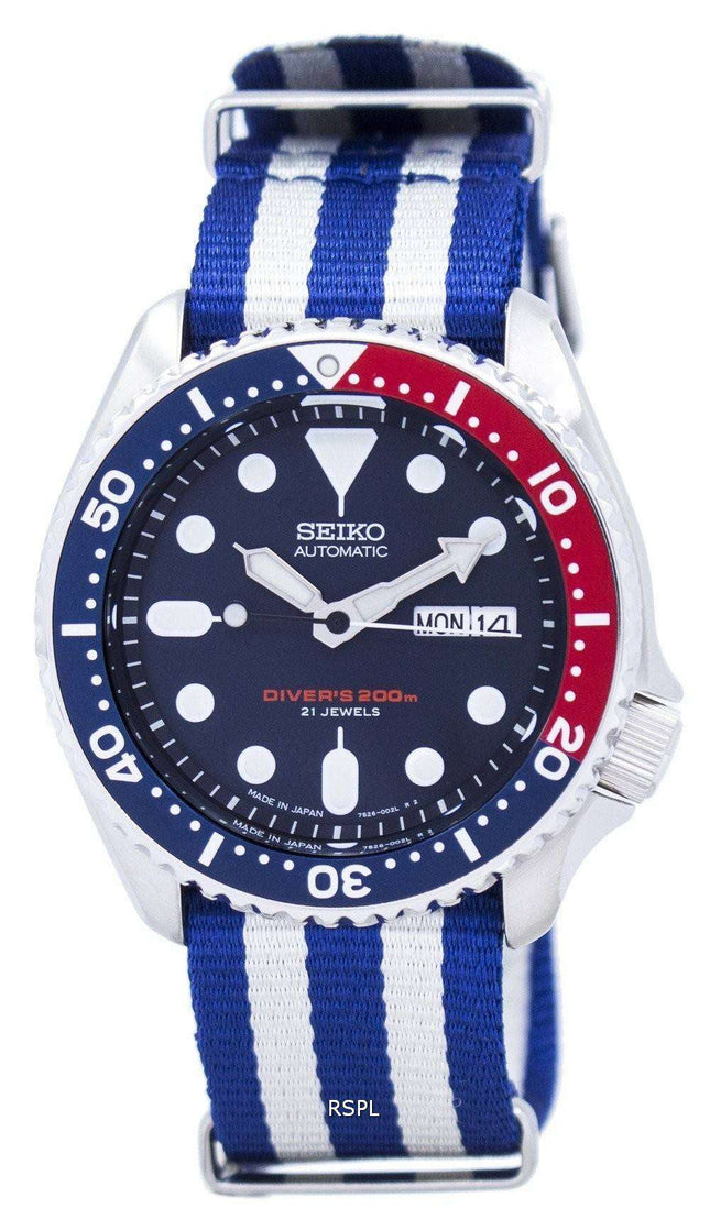 Reloj 200M la OTAN correa SKX009J1-NATO2 hombres de Seiko Automatic Diver